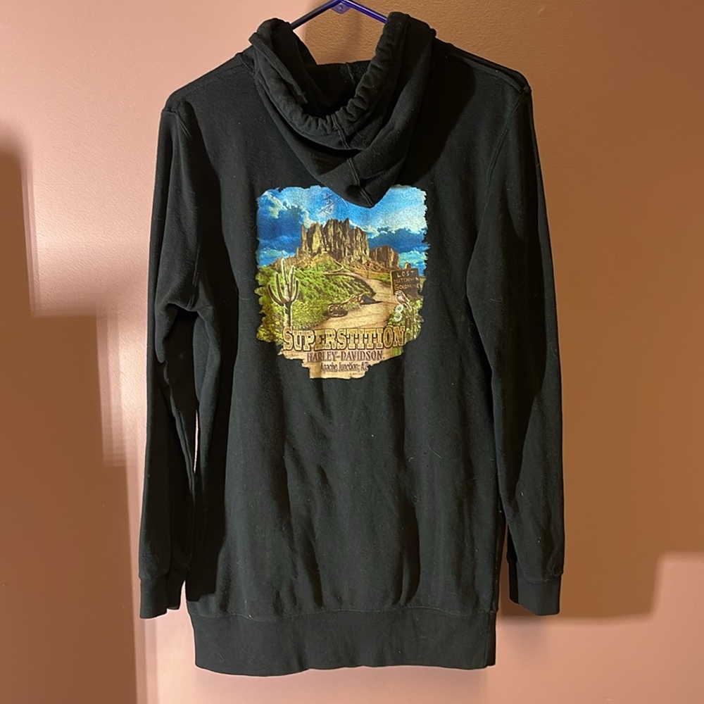 Authentic Harley Davidson Apache Junction Arizona Hoodie - Picture 4 of 5